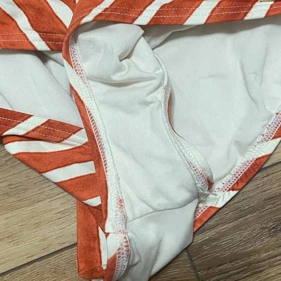 Vince Camuto EUC PAPAYA One Shoulder Wrap One-Piece Swimsuit size 12 - Picture 6 of 8